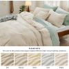 imageBedsure Boho Kids Duvet Cover Queen SizeDuvet InsertComforter not Included  Tufted Duvet Cover Queen for All SeasonsSoft Shabby Chic Boho Bedding Beige 90quot x 90quot00  Beige Sundesign No Comforter
