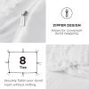 imageBedsure Boho Kids Duvet Cover Queen SizeDuvet InsertComforter not Included  Tufted Duvet Cover Queen for All SeasonsSoft Shabby Chic Boho Bedding Beige 90quot x 90quot02  White  Elegant No Comforter