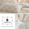 imageBedsure Boho Kids Duvet Cover Queen SizeDuvet InsertComforter not Included  Tufted Duvet Cover Queen for All SeasonsSoft Shabby Chic Boho Bedding Beige 90quot x 90quot01  Beige  Checkered No Comforter