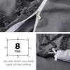imageBedsure Boho Kids Duvet Cover Queen SizeDuvet InsertComforter not Included  Tufted Duvet Cover Queen for All SeasonsSoft Shabby Chic Boho Bedding Beige 90quot x 90quot10  Dark Grey  Elegant No Comforter