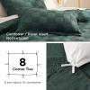imageBedsure Boho Kids Duvet Cover Queen SizeDuvet InsertComforter not Included  Tufted Duvet Cover Queen for All SeasonsSoft Shabby Chic Boho Bedding Beige 90quot x 90quot00  Forest Green  Checkered No Comforter
