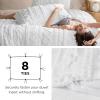 imageBedsure Boho Kids Duvet Cover Queen SizeDuvet InsertComforter not Included  Tufted Duvet Cover Queen for All SeasonsSoft Shabby Chic Boho Bedding Beige 90quot x 90quot03  Olive Green  Elegant No Comforter