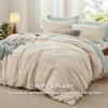 imageBedsure Boho Kids Duvet Cover Queen SizeDuvet InsertComforter not Included  Tufted Duvet Cover Queen for All SeasonsSoft Shabby Chic Boho Bedding Beige 90quot x 90quot00  Beige Sundesign No Comforter