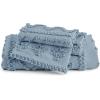 imageBedsure Boho Kids Duvet Cover Queen SizeDuvet InsertComforter not Included  Tufted Duvet Cover Queen for All SeasonsSoft Shabby Chic Boho Bedding Beige 90quot x 90quot07  Dusty Blue  Elegant No Comforter
