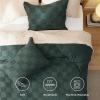 imageBedsure Boho Kids Duvet Cover Queen SizeDuvet InsertComforter not Included  Tufted Duvet Cover Queen for All SeasonsSoft Shabby Chic Boho Bedding Beige 90quot x 90quot00  Forest Green  Checkered No Comforter