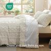 imageBedsure Boho Kids Duvet Cover Queen SizeDuvet InsertComforter not Included  Tufted Duvet Cover Queen for All SeasonsSoft Shabby Chic Boho Bedding Beige 90quot x 90quot01  Beige  Elegant No Comforter