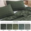 imageBedsure Boho Quilt King Size  Lightweight Bedspread King Size with Geometric Stitched Pattern White Farmhouse Soft Bedding Set Coverlet with 2 Pillow Shams for All Seasons 106x96 inches03  Olive Green