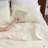 imageBedsure Boho Quilt King Size  Lightweight Bedspread King Size with Geometric Stitched Pattern White Farmhouse Soft Bedding Set Coverlet with 2 Pillow Shams for All Seasons 106x96 inches04  Pearled Ivory