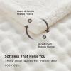 imageBedsure Bubble Sherpa Throw Blanket for Couch  Fuzzy Fleece Thick Warm Blanket for Winter GentleSoft Cozy Plush Throw Gift for Women Room Decor White 50x60 Inches01  White