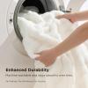 imageBedsure Bubble Sherpa Throw Blanket for Couch  Fuzzy Fleece Thick Warm Blanket for Winter GentleSoft Cozy Plush Throw Gift for Women Room Decor White 50x60 Inches01  White