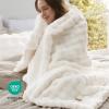 imageBedsure Bubble Sherpa Throw Blanket for Couch  Fuzzy Fleece Thick Warm Blanket for Winter GentleSoft Cozy Plush Throw Gift for Women Room Decor White 50x60 Inches01  White