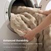 imageBedsure Bubble Sherpa Throw Blanket for Couch  Fuzzy Fleece Thick Warm Blanket for Winter GentleSoft Cozy Plush Throw Gift for Women Room Decor White 50x60 Inches02  Beige