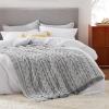 imageBedsure Cable Knit Throw Blanket for Couch Bed  Breathable Chenille Chunky Knit Throw Blanket for Decorative Gift GentleSoft Cozy and Warm for Winter and All Seasons Beige 50x60 Inches03  Grey