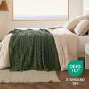 imageBedsure Cable Knit Throw Blanket for Couch Bed  Breathable Chenille Chunky Knit Throw Blanket for Decorative Gift GentleSoft Cozy and Warm for Winter and All Seasons Beige 50x60 Inches04  Green