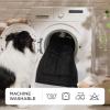 imageBedsure Chew Proof XL Dog Bed Machine Washable Dog Crate Pad Durable Kennel Pad for Chewers BlackLCrate 35L x 22W x 1Th