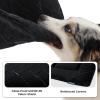 imageBedsure Chew Proof XL Dog Bed Machine Washable Dog Crate Pad Durable Kennel Pad for Chewers BlackSmall 24L x 17W x 1Th