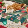 imageBedsure Christmas Duvet Cover Queen  Holiday Bedding Collection with a Festive Pattern Includes 1 Duvet Cover and 2 Pillow Shams Queen Gift Design02  Christmas Tree No Comforter
