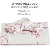 imageBedsure Christmas Duvet Cover Queen  Holiday Bedding Collection with a Festive Pattern Includes 1 Duvet Cover and 2 Pillow Shams Queen Gift Design03  Christmas Wishes No Comforter