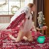imageBedsure Christmas Duvet Cover Queen  Holiday Bedding Collection with a Festive Pattern Includes 1 Duvet Cover and 2 Pillow Shams Queen Gift Design04  Snowflake No Comforter