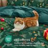imageBedsure Christmas Duvet Cover Queen  Holiday Bedding Collection with a Festive Pattern Includes 1 Duvet Cover and 2 Pillow Shams Queen Gift Design06  Christmas Gift No Comforter