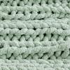 imageBedsure Chunky Knit Throw Blanket for Couch  100 Hand Knitted 506 lbs GentleSoft Blanket with Giant Chenille Yarn for Bed Living Room Home Decor Thick and Cozy Grey 50x60 Inches05  Sage Green
