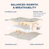 imageBedsure Comforters Queen Size  Down Alternative Comforter for All Season UltraSoft Prewashed Duvet with 4 Tabs Lightweight ampamp Warm Bedding  Machine Washable Linen Queen 88x88 InchesWhite