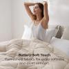 imageBedsure Comforters Queen Size  Down Alternative Comforter for All Season UltraSoft Prewashed Duvet with 4 Tabs Lightweight ampamp Warm Bedding  Machine Washable Linen Queen 88x88 InchesLinen