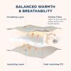 imageBedsure Comforters Queen Size  Down Alternative Comforter for All Season UltraSoft Prewashed Duvet with 4 Tabs Lightweight ampamp Warm Bedding  Machine Washable Linen Queen 88x88 InchesBurnt Orange