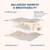 imageBedsure Comforters Queen Size  Down Alternative Comforter for All Season UltraSoft Prewashed Duvet with 4 Tabs Lightweight ampamp Warm Bedding  Machine Washable Linen Queen 88x88 InchesGrey