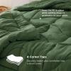 imageBedsure Comforters Queen Size  Down Alternative Comforter for All Season UltraSoft Prewashed Duvet with 4 Tabs Lightweight ampamp Warm Bedding  Machine Washable Linen Queen 88x88 InchesOlive Green
