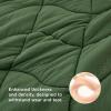 imageBedsure Comforters Queen Size  Down Alternative Comforter for All Season UltraSoft Prewashed Duvet with 4 Tabs Lightweight ampamp Warm Bedding  Machine Washable Linen Queen 88x88 InchesOlive Green