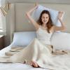 imageBedsure Cooling Bed Pillows for Sleeping Shredded Memory Foam King Pillows Set of 2 Luxury Cover Made of Rayon Derived from Bamboo Adjustable Firmness for Side Back Stomach and Hot SleepersQueen
