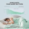 imageBedsure Cooling Blankets for Hot Sleepers  Cold and Lightweight Gift for Night Sweats Summer Blanket Full Size Ice Cooled Breathable Comforter for Bed and Couch Grey 80x90 InchesGreen