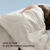 imageBedsure Cooling Blankets for Hot Sleepers  Cold and Lightweight Gift for Night Sweats Summer Blanket Full Size Ice Cooled Breathable Comforter for Bed and Couch Grey 80x90 InchesLinen