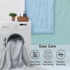 imageBedsure Cooling Comforter Twin XL  Cooling Blankets for Hot Sleepers Lightweight Comforter for Summer with DualSided Cool Tech Soft Breathable Cold Blanket for Sleeping Grey 68x92 InchesWhite