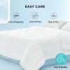 imageBedsure Cooling Comforter Twin XL  Cooling Blankets for Hot Sleepers Lightweight Comforter for Summer with DualSided Cool Tech Soft Breathable Cold Blanket for Sleeping Grey 68x92 InchesWhite