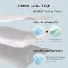 imageBedsure Cooling Comforter Twin XL  Cooling Blankets for Hot Sleepers Lightweight Comforter for Summer with DualSided Cool Tech Soft Breathable Cold Blanket for Sleeping Grey 68x92 InchesGrey