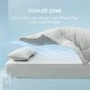 imageBedsure Cooling Comforters Queen Size Set 4 Pieces Grey Cooling Blanket for Hot Sleepers DoubleSided Cool Tech Queen Bedding Set with Breathable Lightweight Comforter Sheet ampamp Pillowcases03  Grey