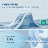 imageBedsure Cooling Comforters Queen Size Set 4 Pieces Grey Cooling Blanket for Hot Sleepers DoubleSided Cool Tech Queen Bedding Set with Breathable Lightweight Comforter Sheet ampamp Pillowcases02  Blue