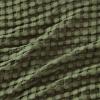 imageBedsure Cooling Cotton Waffle Weave Throw Blanket  Lightweight Breathable Blanket of Rayon Derived from Bamboo for Hot Sleepers Luxury Throws for Bed Couch and Sofa Ivory 50x70 InchesGreen