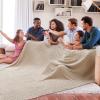 imageBedsure Cooling Cotton Waffle Weave Throw Blanket  Lightweight Breathable Blanket of Rayon Derived from Bamboo for Hot Sleepers Luxury Throws for Bed Couch and Sofa Ivory 50x70 InchesTaupe