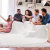 imageBedsure Cooling Cotton Waffle Weave Throw Blanket  Lightweight Breathable Blanket of Rayon Derived from Bamboo for Hot Sleepers Luxury Throws for Bed Couch and Sofa Ivory 50x70 InchesWhite