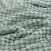 imageBedsure Cooling Cotton Waffle Weave Throw Blanket  Lightweight Breathable Blanket of Rayon Derived from Bamboo for Hot Sleepers Luxury Throws for Bed Couch and Sofa Ivory 50x70 InchesSage Green