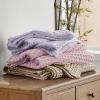 imageBedsure Cooling Cotton Waffle Weave Throw Blanket  Lightweight Breathable Blanket of Rayon Derived from Bamboo for Hot Sleepers Luxury Throws for Bed Couch and Sofa Ivory 50x70 InchesTaupe