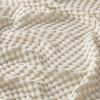 imageBedsure Cooling Cotton Waffle Weave Throw Blanket  Lightweight Breathable Blanket of Rayon Derived from Bamboo for Hot Sleepers Luxury Throws for Bed Couch and Sofa Ivory 50x70 InchesLight Beige