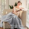 imageBedsure Cooling Cotton Waffle Weave Throw Blanket  Lightweight Breathable Blanket of Rayon Derived from Bamboo for Hot Sleepers Luxury Throws for Bed Couch and Sofa Ivory 50x70 InchesGrey