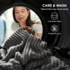 imageBedsure Cooling Cotton Waffle Weave Throw Blanket  Lightweight Breathable Blanket of Rayon Derived from Bamboo for Hot Sleepers Luxury Throws for Bed Couch and Sofa Ivory 50x70 InchesIvory