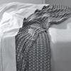 imageBedsure Cooling Cotton Waffle Weave Throw Blanket  Lightweight Breathable Blanket of Rayon Derived from Bamboo for Hot Sleepers Luxury Throws for Bed Couch and Sofa Ivory 50x70 InchesGrey