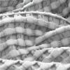 imageBedsure Cooling Cotton Waffle Weave Throw Blanket  Lightweight Breathable Blanket of Rayon Derived from Bamboo for Hot Sleepers Luxury Throws for Bed Couch and Sofa Ivory 50x70 InchesGrey