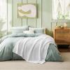 imageBedsure Cooling Cotton Waffle Weave Throw Blanket  Lightweight Breathable Blanket of Rayon Derived from Bamboo for Hot Sleepers Luxury Throws for Bed Couch and Sofa Ivory 50x70 InchesWhite